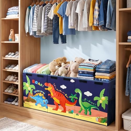 Image of Toy Box with Adjustable Divider Large Toy Chest Storage for Nursery Kidroom