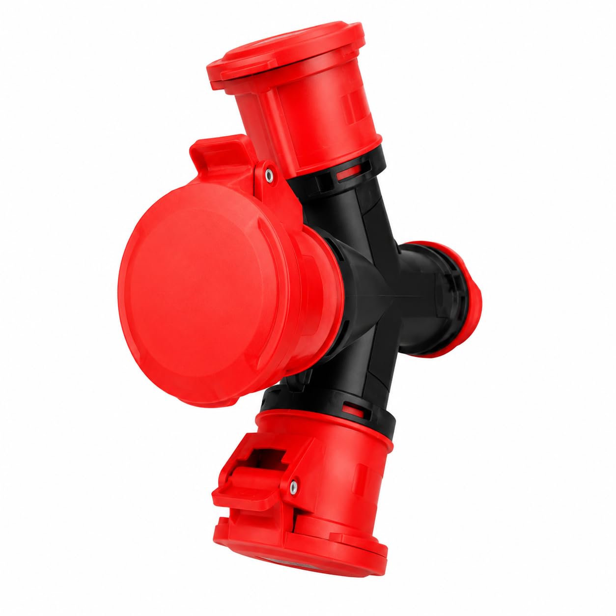 Adaptador Cetac Caravana y Camping - Enchufe Industrial 3 Tomas 3P+N+T 32A IP54 380V SpeedPRO