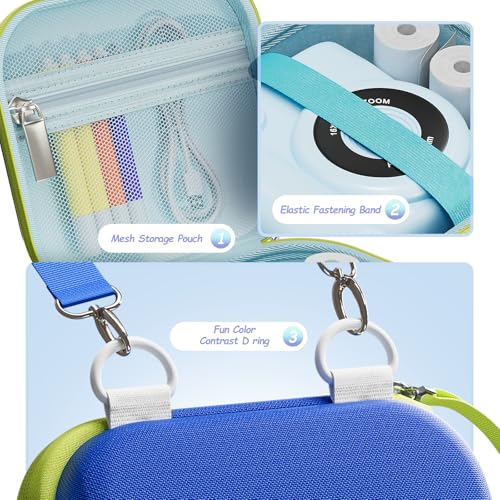 Funda rígida ProCase para cámara instantánea infantil azul miniatura 4