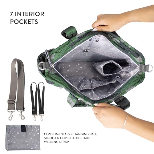 Twelvelittle BG413CP Carry Love Tote Diaper Bag 3.0. Baby Bag With Changing Pad, Includes Detachable Strap & Stroller Clips thumb #3