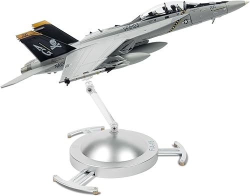 Miniatura 8 de FA-18F Super Hornet 172 Kits de modelo de avión de metal con base de visualización VFA-103 Jolly Rogers Aleación fundida a troquel Réplica de