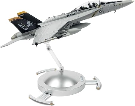 NUOTIE F/A-18F Super Hornet 1/72 Metal Airplane Model Kits with Stand VFA-103 Jolly Rogers Diecast Alloy Attack Jet Replica PreBuild Military Aircraft Collection for Display or Gift