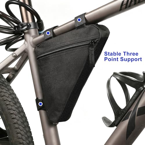 Bike Frame Bag, Premium Bike Pouch for Mountain Road Bike,