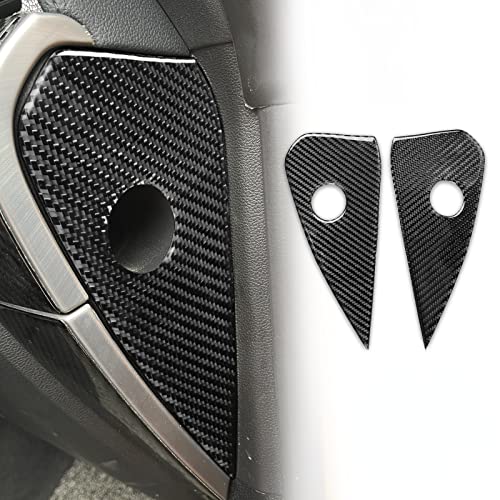 winterwell Car Interior Accessories Real Carbon Fiber Compatible with Ford Mustang?2015-2020 Instrument Side 1?