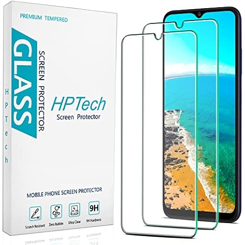 HPTech [2-Pack] Screen Protector Designed for Samsung Galaxy A03s / Galaxy A03 Tempered Glass, Anti Scratch, Bubble Free, Case Friendly Cover
