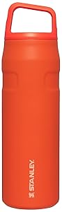 Stanley IceFlow Cap and Carry Water Bottle | Wide Mouth Twist Lid | Lightweight & Leakproof for Travel & Sports | Insulated Stainless Steel | BPA-Free
