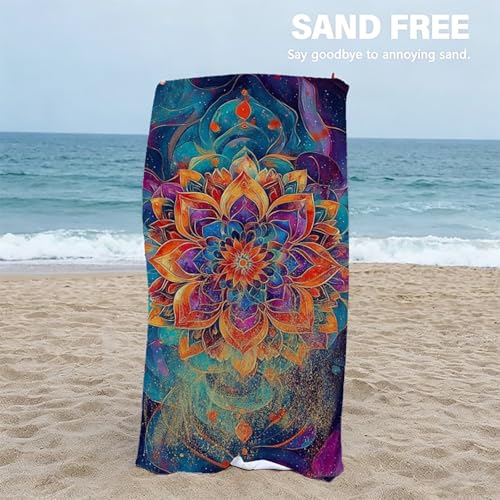 Serviette de bain grande taille drap de plage vert léger