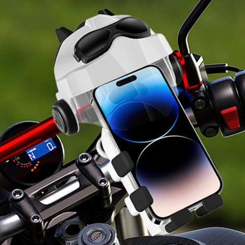 Support smartphone imperméable et bloque-lumière moto fixation rapide