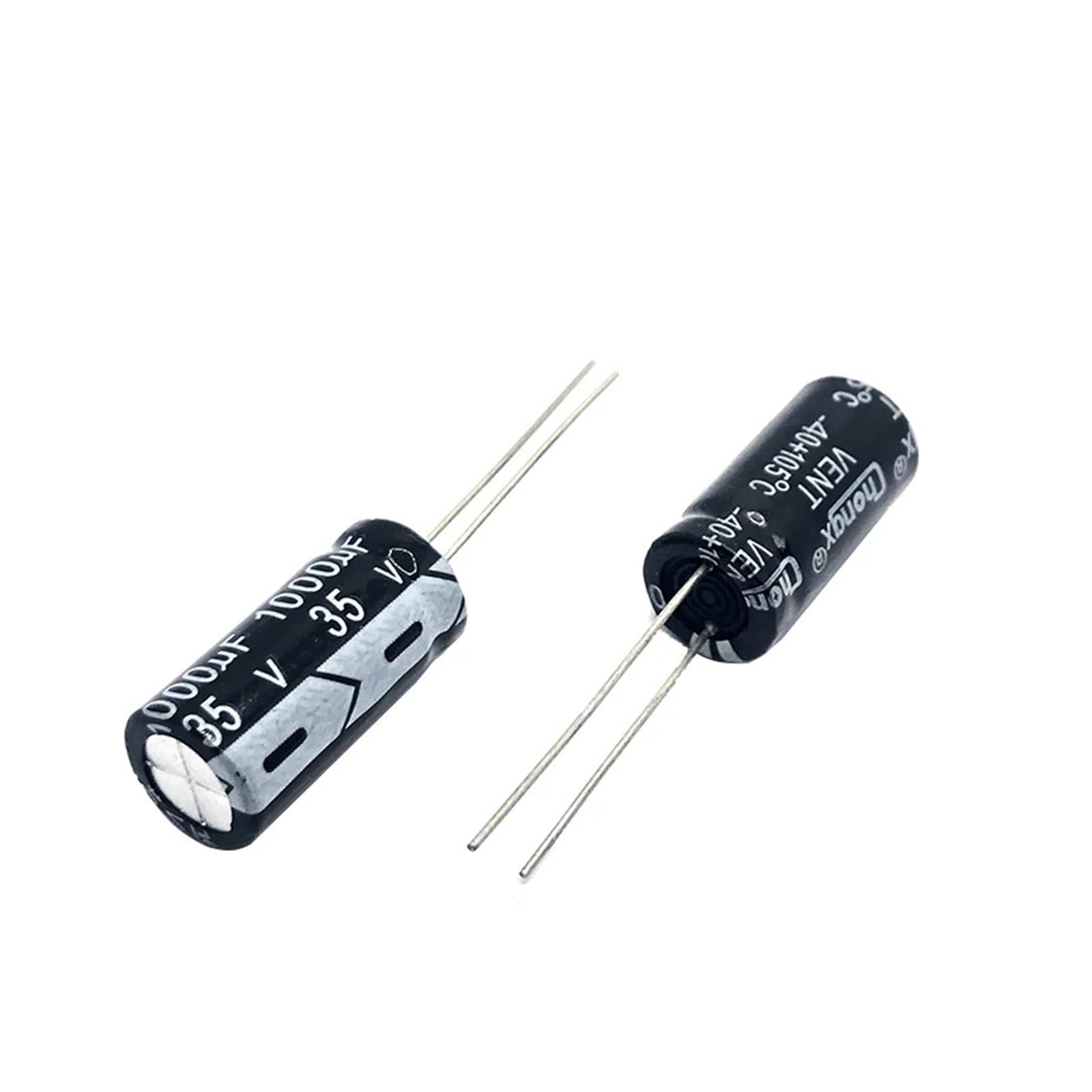 Condensateurs 35V 1000uF en aluminium radiaux de 10x20mm pour filtrer le bruit électrique