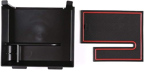 Miniatura 4 de Caja de almacenamiento para reposabrazos de consola central de automóvil, bandeja para guantes para Land Rover Range Rover Velar 2017 2018 2019 2020