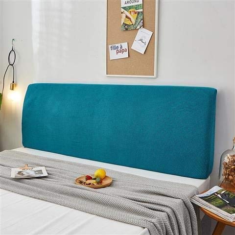 Nordic Luxury Bed Headboards Slipcover Elastic Bed Head Cover 360° All Inclusive Backrest Cover Dust-proof Protective Cover For Queen King Size Wood Leather Beds (Color : P, Size : 120cm)