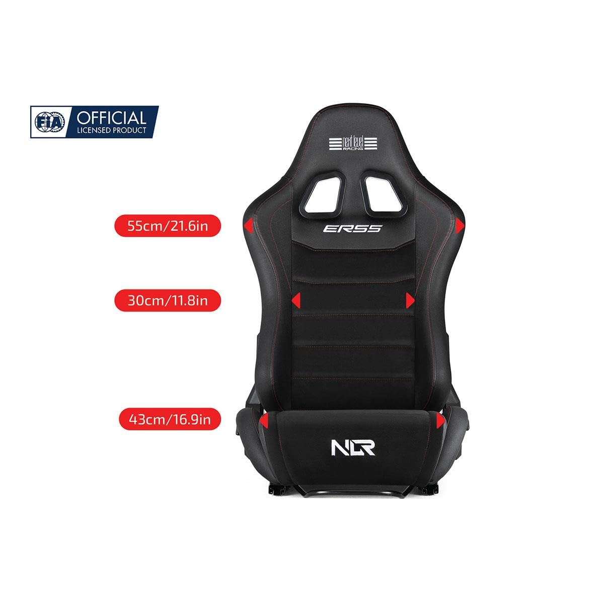 Next Level Racing ERS5 Elite Reclining Seat - Leather & Suede Edition (NLR-E055)