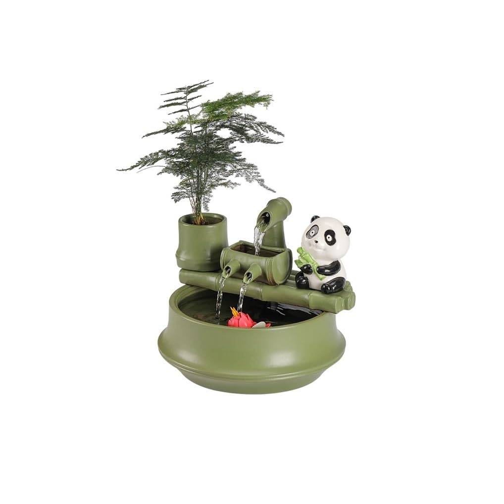 ZTHYSHOZ Tabletop Fountain Waterfall Tabletop Water Fountain,Circulating Landscape for Home Office Decor Relaxation
