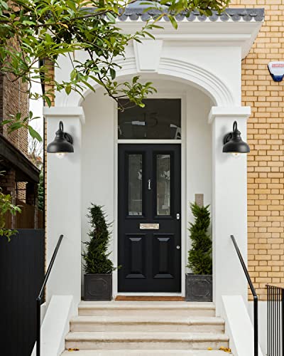 Vianis 2-Pack Outdoor Wall Sconce With Dusk To Dawn Sensor, Modern Exterior Gooseneck Barn Light Fixture, Waterproof Farmhouse Outdoor Lights Garage Lantern, Anti-Rust Exterior Lights For Front Porch #TOP7