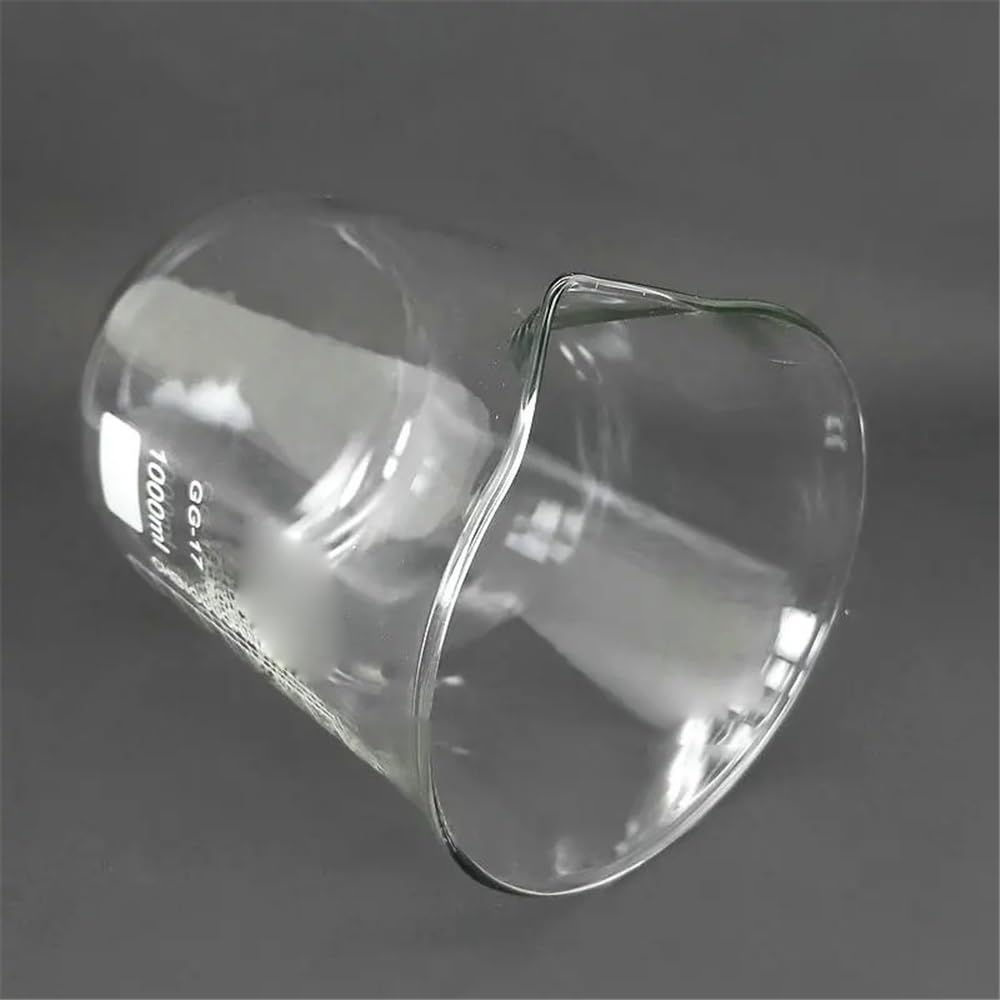 Vetreria da laboratorio Diversi set di becher da laboratorio in vetro borosilicato, tazze graduate, contenitori in vetro resistenti al calore(Set-14)