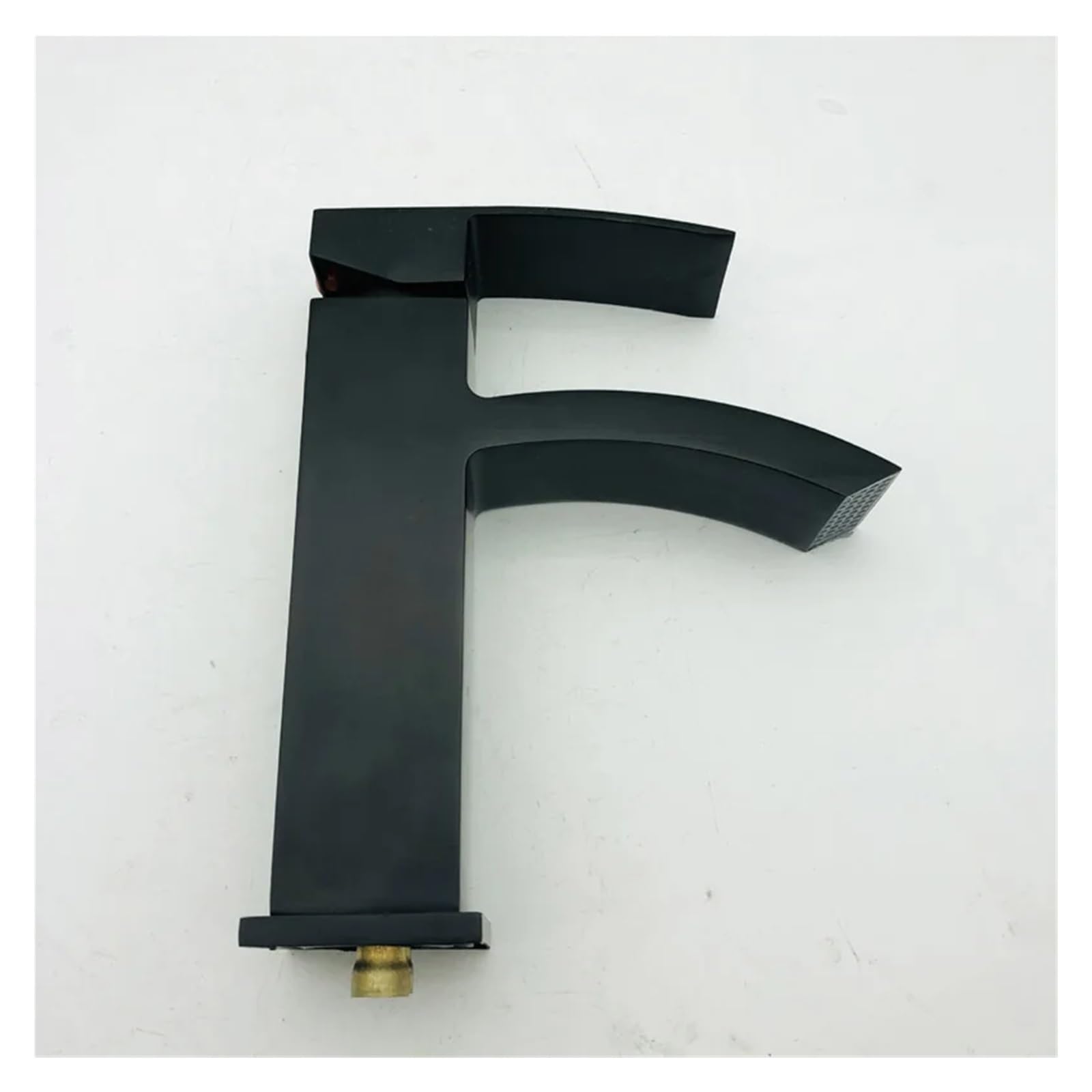 Kran kuchenny Matowa czarna bateria umywalkowa, bateria łazienkowa z kranu, solidny biały mosiądz, zimna i ciepła woda, pojedynczy uchwyt, bateria zlewozmywakowa do kuchni i łazienki(Nero)