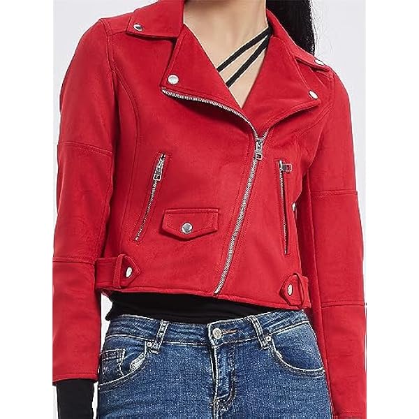 Adhdyuud Vrouwen Herfst Dikke Faux Lederen Jassen Sjerpen Matte Moto Jassen Biker Rits Pocket Streetwear