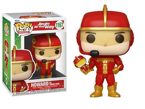 Image of Funko + Protector: Jingle All The Way Pop! Movies Vinyl Figure (Bundled with ToyBop Box Protector Collector Case) (Howard as Turbo Man)