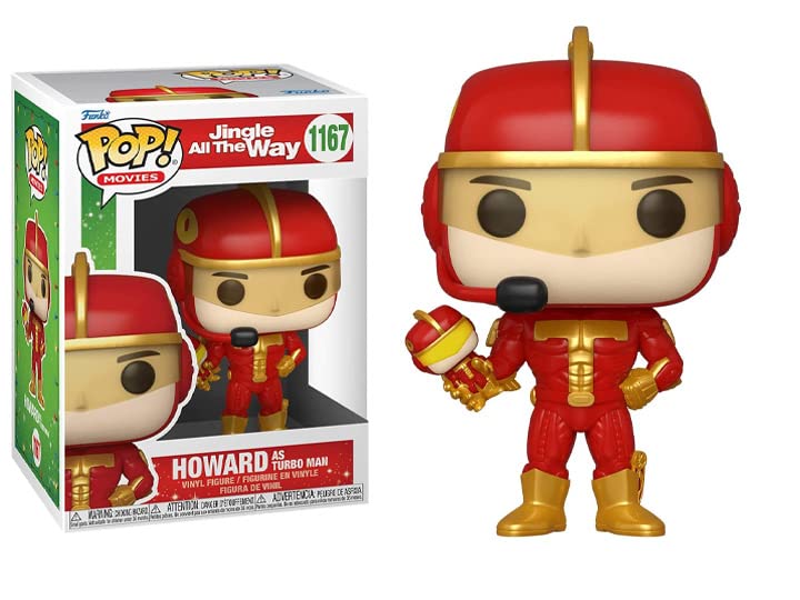 Funko + Protector: Jingle All The Way Pop! Movies Vinyl Figure (Bundled with ToyBop Box Protector Collector Case) (Howard as Turbo Man)