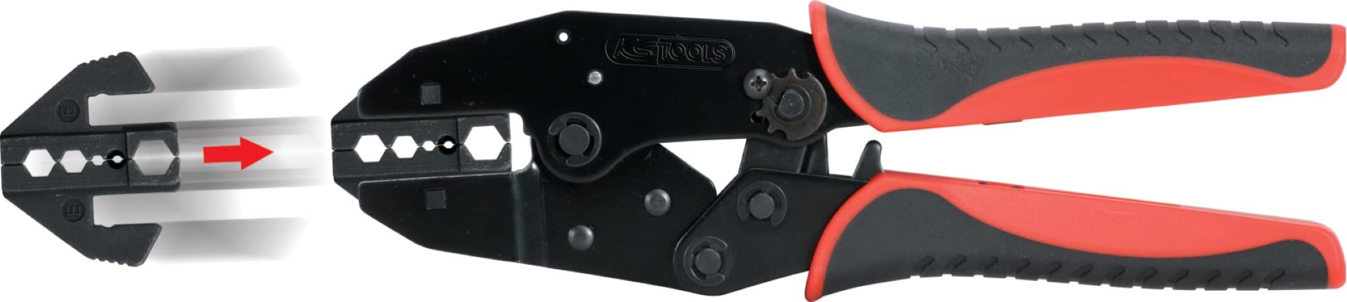 KS Tools 115.1400 - Pack de 8 piezas con engarzadores surtidos