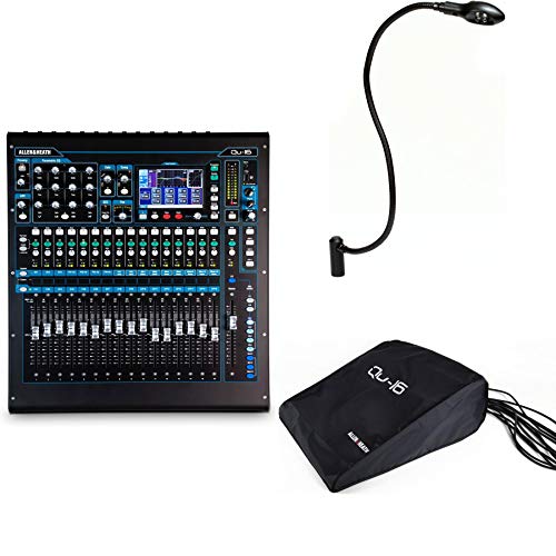 Allen & Heath QU-16 Digital Mixer with Dust Cover and LEDlamp