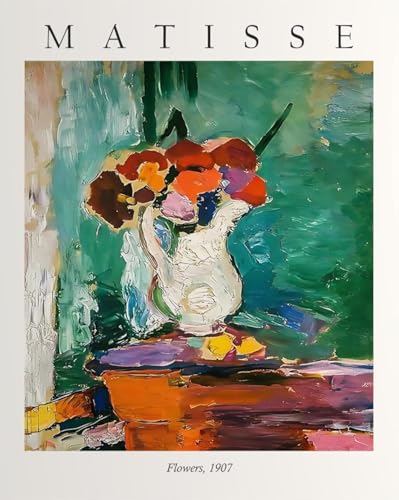 Affiche Henri Matisse Nature Morte Fleurs toile 30x40cm pour décoration salon