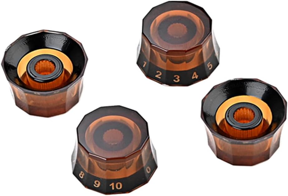 – 4Pcs Speed ​​Volume Tone Control Knobs Lampshade Style Guitar Tone And Volume Knobs for PRS Guitars Parts