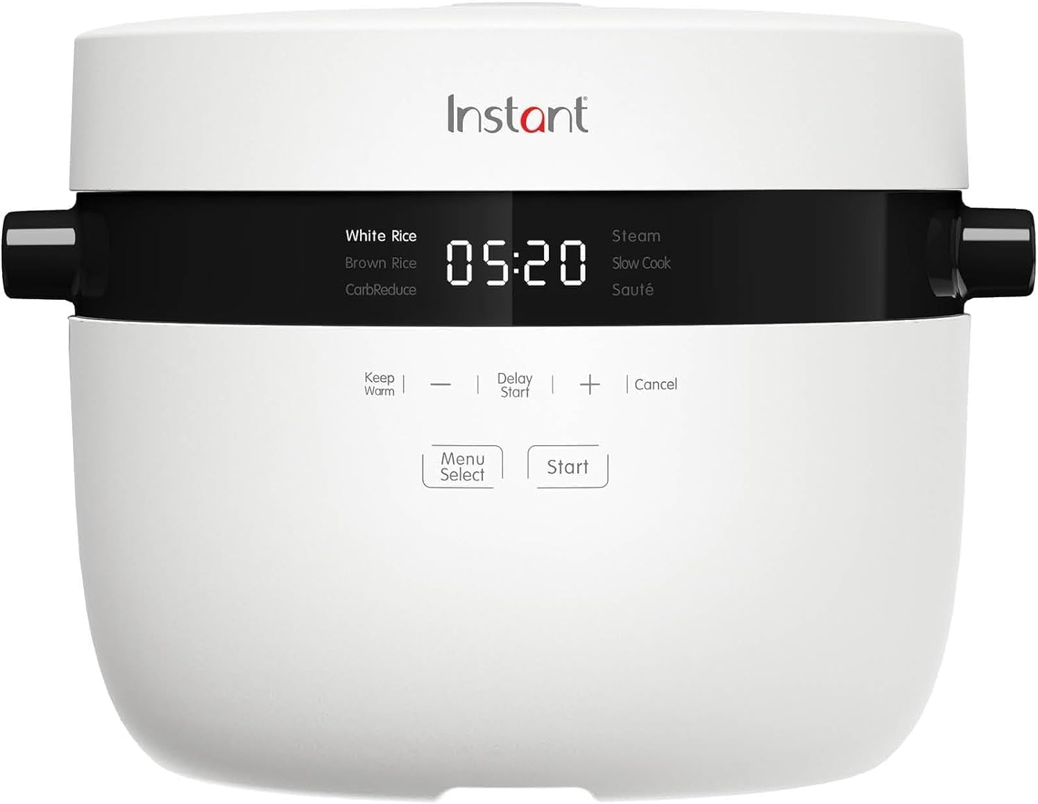 Instant Pot Cuocere riso e vapore, 5 l (20 tazze) – Pentola antiaderente, lavabile in lavastoviglie, inserto in acciaio inox, misurino, cucchiaio di riso, con funzione di cottura e sauté