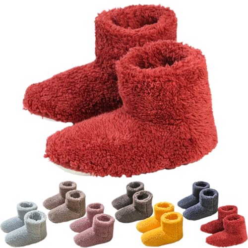 Giltpeak Boot Slippers for Women Indoor, Slipper Socks for Women, House Booties, Cozy Warm Lined Slippers for Non-Slip Indoor Slippers