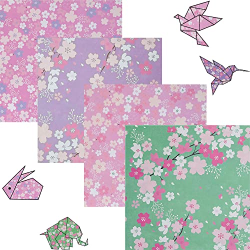 Origami Papier Faltpapier Faltblätter - 60 Blatt Unterschiedliche Muster...