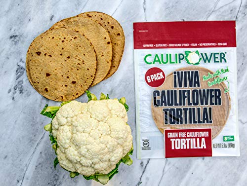 CAULIPOWER Grain-free Cauliflower Tortillas | Certified Gluten-Free | Non-Gmo | Frozen | 24 Pack - Thumbnail 3