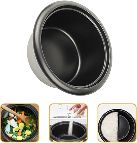 Miniatura 8 de Operitacx Olla de cocina interior para olla de arroz y uso con forro de olla de arroz antiadherente para arroz accesorios para arroces olla de 15 L