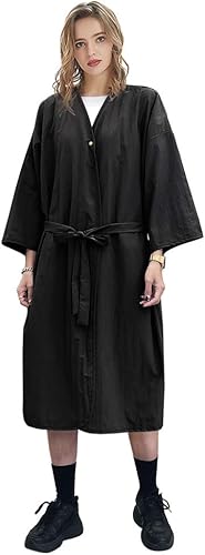 Miniatura 5 de Bata de spa de diseño personalizado, bata de salón de belleza para mujer, uniforme protector de cliente kimono