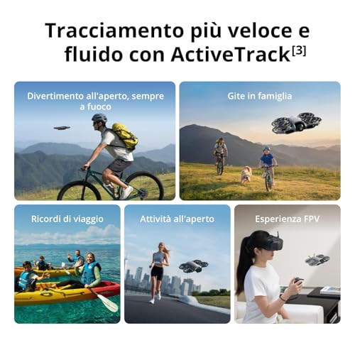 Dji Neo 2 Combo Motion Fly More Bundle Con Accessori, Drone 4K Per Principianti Con Rc Motion 3 E Goggles N3, Trasmissione Stabile Con Transceiver Digitale, Volo Fpv, 3 Batterie (Neo 2 Motion) - 4