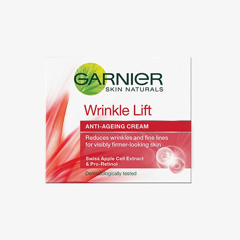 Garnier Skin Naturals Anti-Ageing Cream, Moisturizing, Forming & Smoothing, Wrinkle Lift, 40 g
