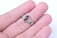 Vista 4 de Ring, 925 Sterling Silver Statement Ring For Women, Handmade Ring Gemstone Promise Ring for Birthday Christmas Gift For Her Ring Size US