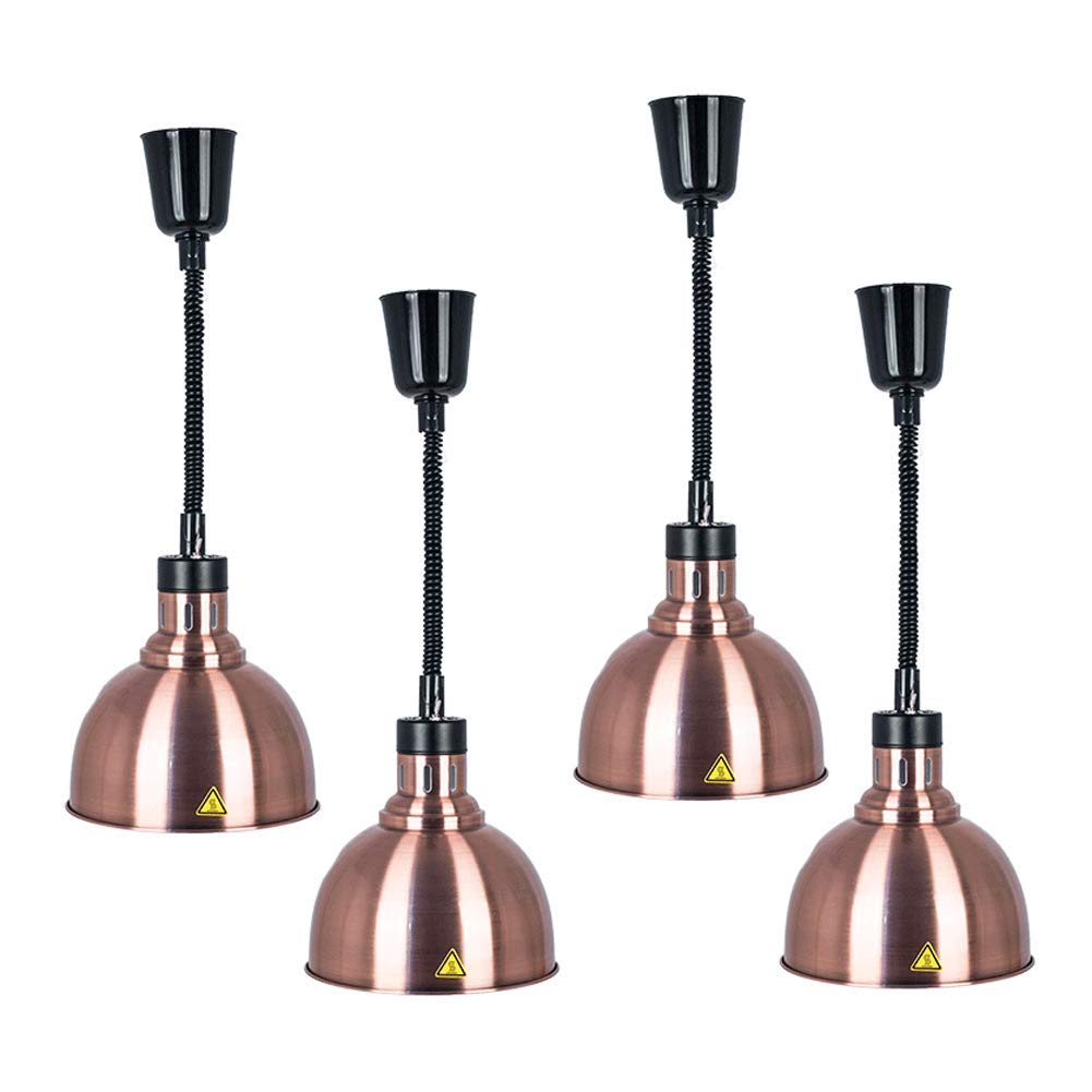 Lampada Scaldavivande, Lampada Riscaldante Retrattile Per Alimenti, Lampada Da Buffet, Forniture Per Ristoranti, Attrezzature Da Cucina Per Hotel, Lampadario A Sospensione Regolabile, Lampadina Da 25