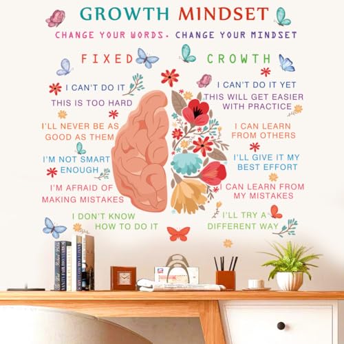 Vinilo decorativo con frase motivacional para pared miniatura 1