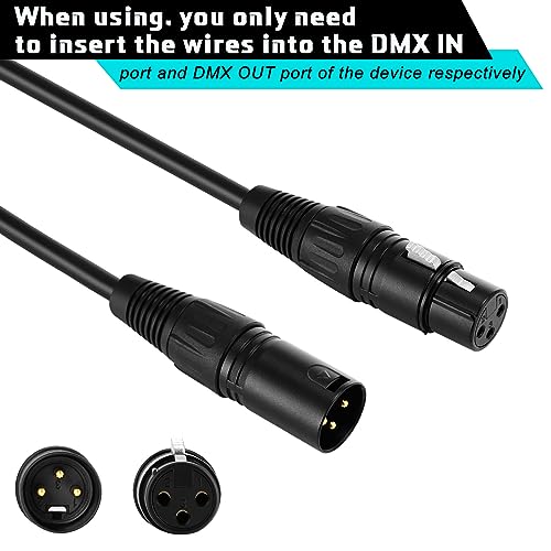 Câbles DMX de 1m rigides cassés ? Lot de 20 câbles souples XLR métalliques
