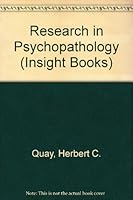 Research in Psychopathology (Insight Books) 0442398603 Book Cover