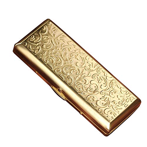 Preisvergleich Produktbild CHENG Zigarettenschachteln Metallic Edelstahl ultradünne tragbare Unisex-Zigarettenetui s
