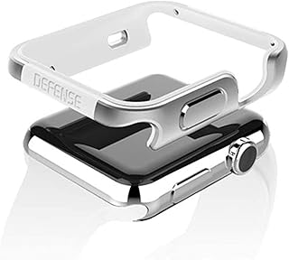 اطار ساعة ابل من اكس دوريا ديفينس المعدني 42مم- فضي، ممحاة، مطاط