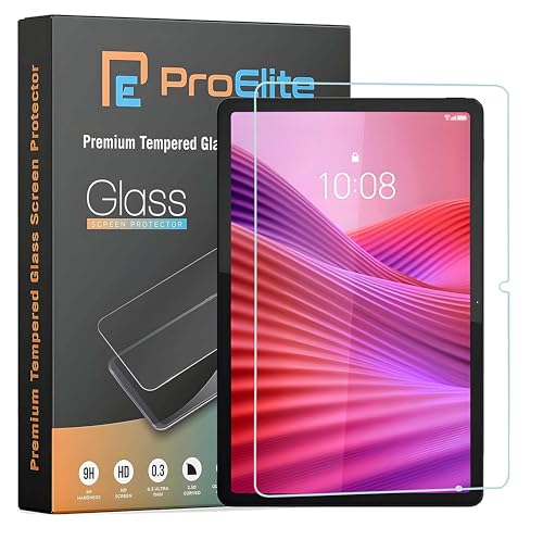 Image of ProElite Tempered Glass Screen Protector for Lenovo Tab 10.1 inch 2025, Premium Tempered Glass Screen Protector for Lenovo Tab 10.1 inch 2025, [1 Pack]