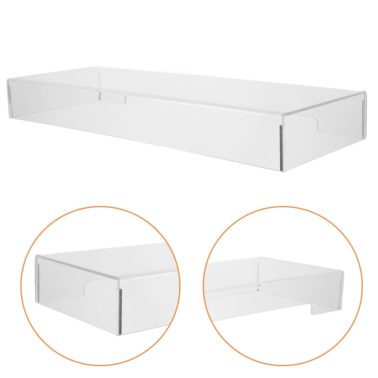 Copertura Protettiva per Tastiera in Acrilico Trasparente, Protezione Antipolvere per Tastiera da Gioco Extra Large 520x180x60mm, Accessorio per Computer Desktop e Notebook