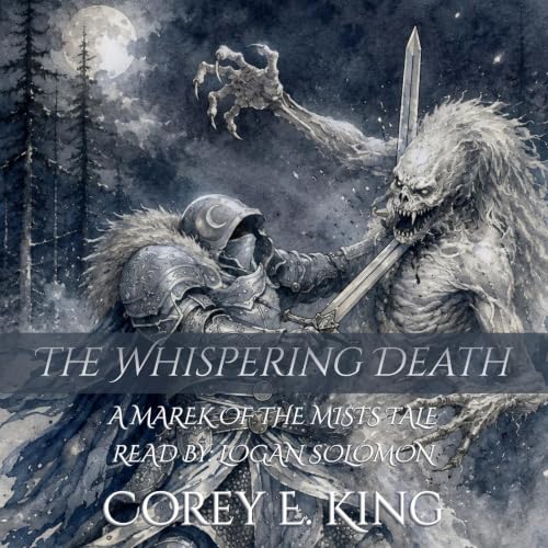 Diseño de la portada del título The Whispering Death