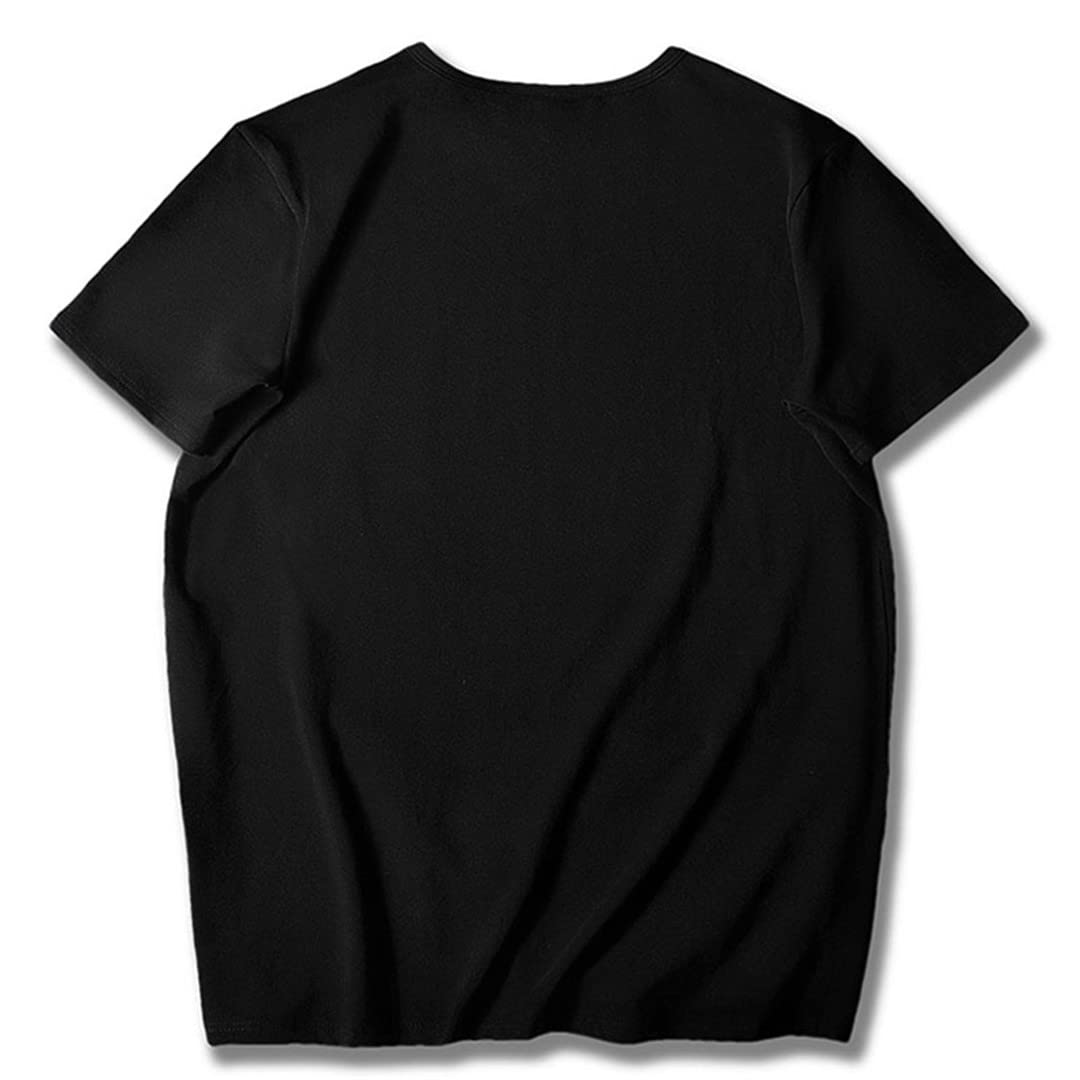 Letnie męskie t-shirty oversize waga biust plus size męskie koszulki, biały, 9XL