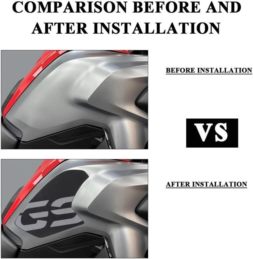 Tank Traction Pad Motorcycle Side Tank Pad Protector Fuel Tank Stickers Accessories for R 1200 GS R1200 1200GS 2013-2017