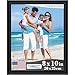 Icona Bay 8x10 Picture Frames (1 Pack, Black) Picture Frame Set, Wall Mount or Table Top, Inspirations Collection