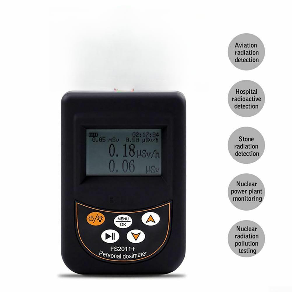 FS2011+ Strahlungsmessgerät,Für Gamma & X-Strahlen,1000ΜSv/h Dosimeter | Persönliches Dosimeter FS2011+,Tragbarer Radiation Detector FS2011+,Messgerät für Umgebungsstrahlung in µSv/h