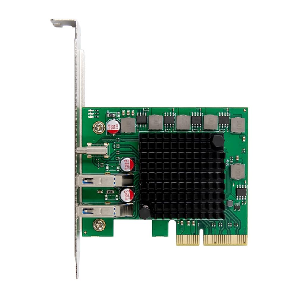 Carte USB 3.2 PCIe x4 Extension 2 Ports Type-C 20 Gbit/s